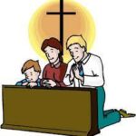 Parishioners Praying Together