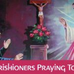 Parishioners Praying Together - The Divine Mercy